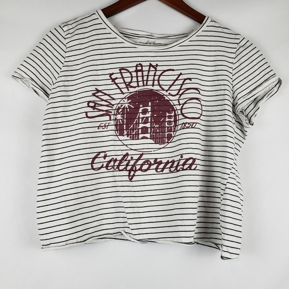 ever hottie Tops - Ever Hottie San Francisco Cropped Tee L